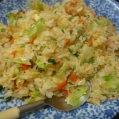 子供と食べるので野菜をプラスしてレタスは細かく刻んで作りました♪
とっても美味しくてみんなでペロリっと食べてしまいましたよ！
ごちそうさまでした（＾＾）